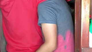 Una cogida en la tienda