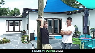 FamilyTwink&period;com ⏩ Little Boy Fucked While is Tied at Back Yard&period;&period; Johnny Hunter&comma; Jax Thirio