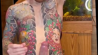 Ginger guy plus tats wanks