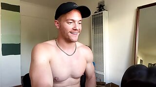 He shows off his tight pink ass hole