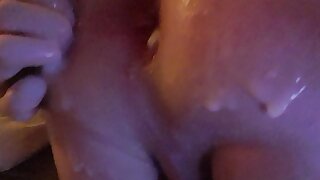 Me pushing out cum from my ass