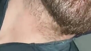 Masked, Hairy Studs Rim, Fuck & Breed in a Car at Night