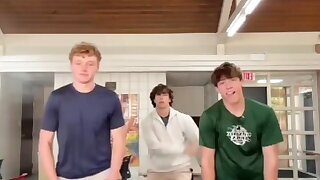 Guys from tiktok dance and shake some ass