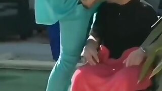 Guy sucking dick outdoors gets caught