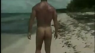 Walking Naked On A Beach