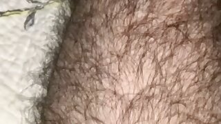 Hairy boy showing off his legs