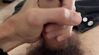 UNCUT PHIMOSIS COCK HAIRY BUSH CUMS