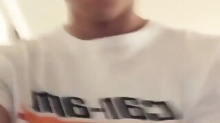 Super hot horny dude wanking and showing