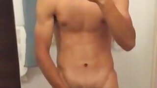 Japanese baseball boy jerk off