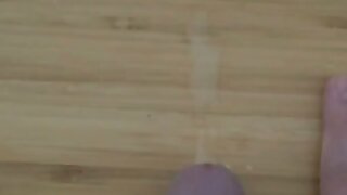 Horny israeli fuck his table and cums like crazy