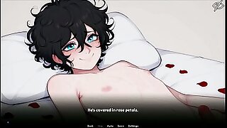 My Femboy Roomate &lbrack; GAY Hentai Game &rsqb; Ep&period;8 A FEMBOY GHOST show my FUTURE WEDDING NIGHT with my ROOMIE &excl;